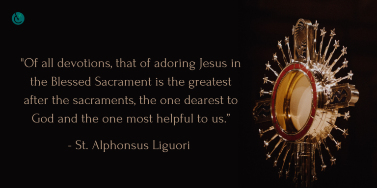 Adoration of the Blessed Sacrament - Roman Catholic Diocese of Burlington