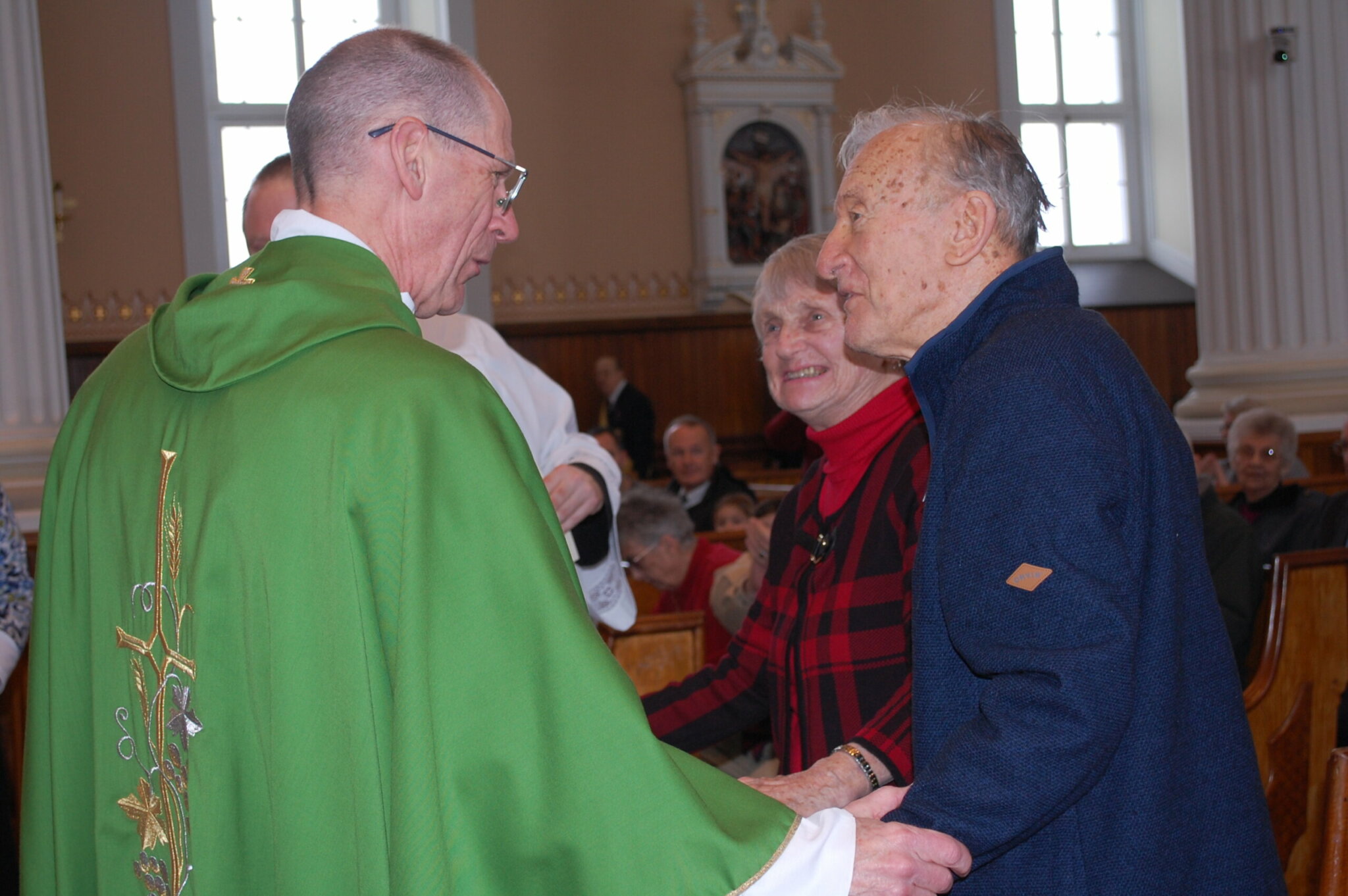 Married couples honored at World Marriage Day Mass Roman Catholic